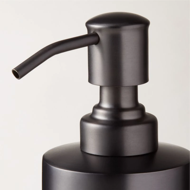 Elton Blackened Stainless Steel Soap Pump 3 Elton Blackened Stainless Steel Soap Pump - Image 3