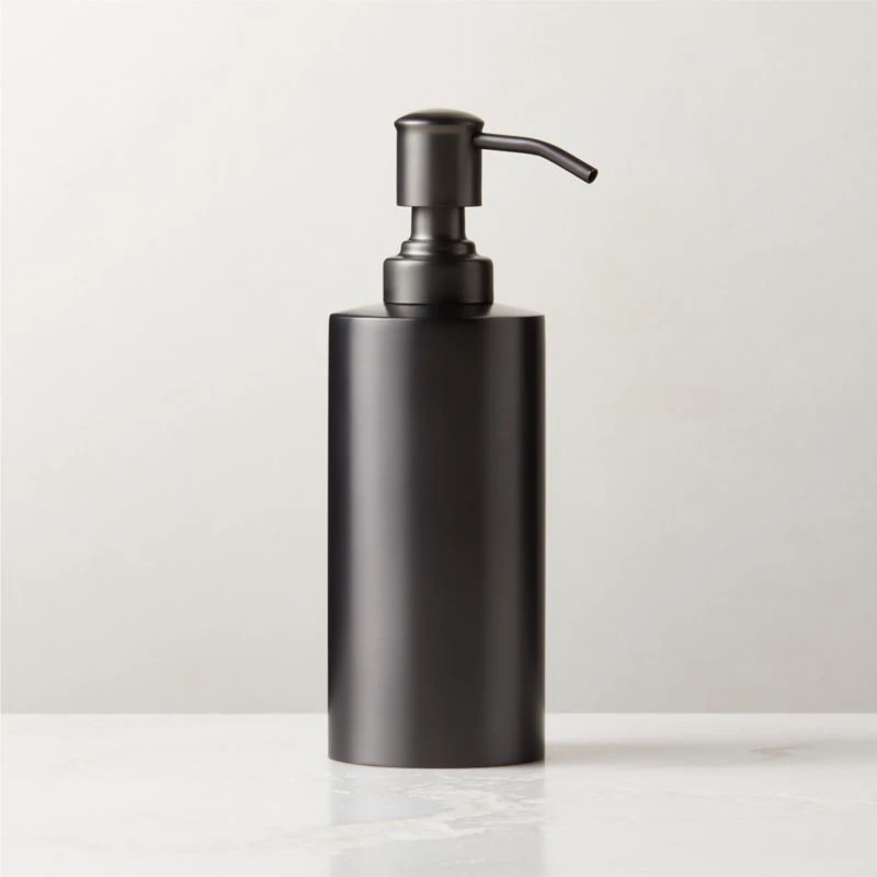 Elton Blackened Stainless Steel Soap Pump 1 Elton Blackened Stainless Steel Soap Pump