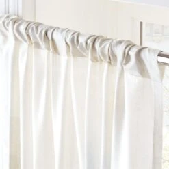 Elysium Neutral Dupioni Silk Curtain Panel 48"x84" -Optimal Furniture Store ElysiumNtDpSk96inCrtnPnlAV2SHS22