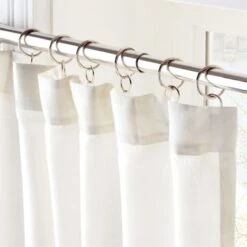 Elysium Neutral Dupioni Silk Curtain Panel 48"x84" -Optimal Furniture Store ElysiumNtDpSk96inCrtnPnlAVSHS22