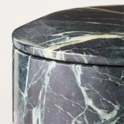 Emil Round Green Spider Marble Box 6 Emil Round Green Spider Marble Box -Optimal Furniture Store EmilRndGrnSpiderMrblBoxAV2SHF22