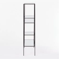 Euclidean Black Metal Etagere -Optimal Furniture Store EuclideanBlackEtagereSDSSS21