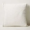 Evora White Throw Pillow 23"