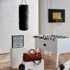 Scrabble Deluxe Edition -Optimal Furniture Store ExecutiveGreyLeatherPunchingDC20 1x1