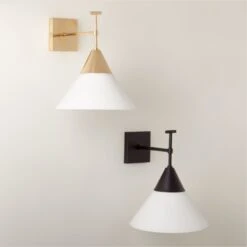 Exposior Polished Brass Wall Sconce Model 2027 -Optimal Furniture Store Exposior2027SconceGroupFHF22