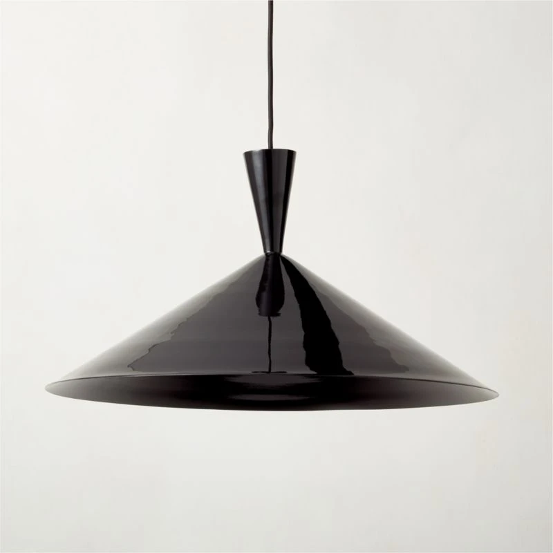 Exposior Black Pendant Light Model 018 24.75" 1 Exposior Black Pendant Light Model 018 24.75"