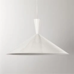 Exposior White Pendant Light Model 018 24.75"