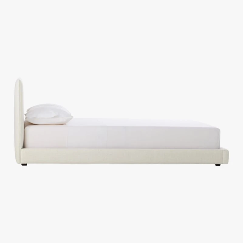 Facade Soft White Queen Bed 3 Facade Soft White Queen Bed - Image 3