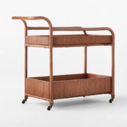 Feliz Rattan Bar Cart 20 Feliz Rattan Bar Cart -Optimal Furniture Store FelizRattanBarCart3QBSSF21