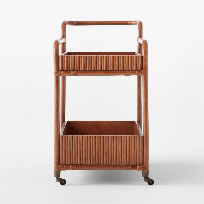 Feliz Rattan Bar Cart 9 Feliz Rattan Bar Cart - Image 9