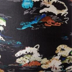 Floating Floral Silk Throw Pillow With Down Alternative Insert 23'' -Optimal Furniture Store FloatingFloralPillow23inAVSSS23