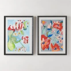 'Amaryllis Floral' Framed Giclee Art Print 18"x24" 7 'Amaryllis Floral' Framed Giclee Art Print 18"x24" -Optimal Furniture Store FloralGroupFHS23