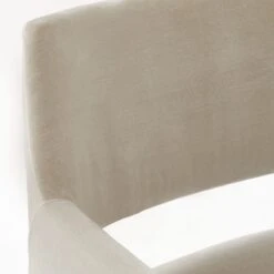 Foley Faux Mohair Grey Dining Armchair Set Of 4 -Optimal Furniture Store FoleyFxMhrGryDnngChairAVSSF20