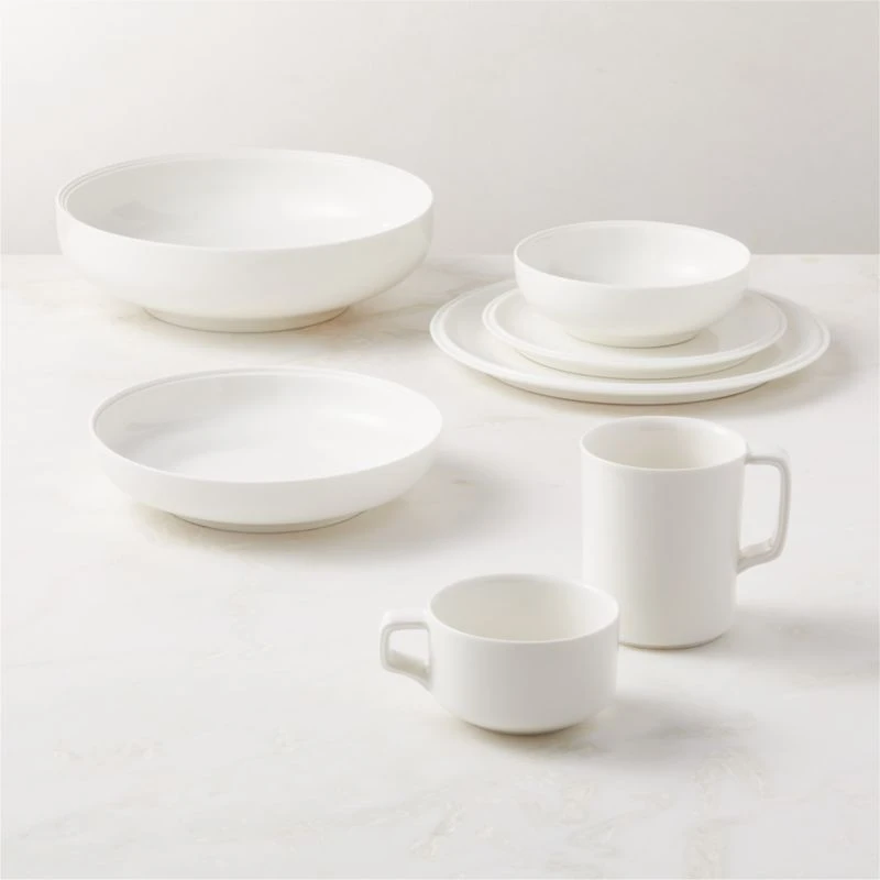 Frette Off-White Serving Bowl 4 Frette Off-White Serving Bowl - Image 4