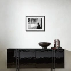 'Frida In Detroit' Photographic Print In Black Frame 17.75''x21.75'' -Optimal Furniture Store FridainDetroitBF17p5x21p5SHS23 3D