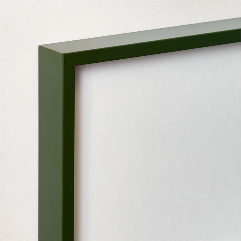 Gallery Green Picture Frame With White Mat 8"x10" 4 Gallery Green Picture Frame With White Mat 8"x10" - Image 4