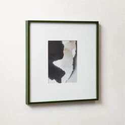 Gallery Green Picture Frame With White Mat 8"x10" 7 Gallery Green Picture Frame With White Mat 8"x10" -Optimal Furniture Store GalleryFrm8x10DarkGreenAVSHS22