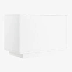 Gallery 2-Drawer High-Gloss White Nightstand -Optimal Furniture Store GalleryNighstand3QBS19