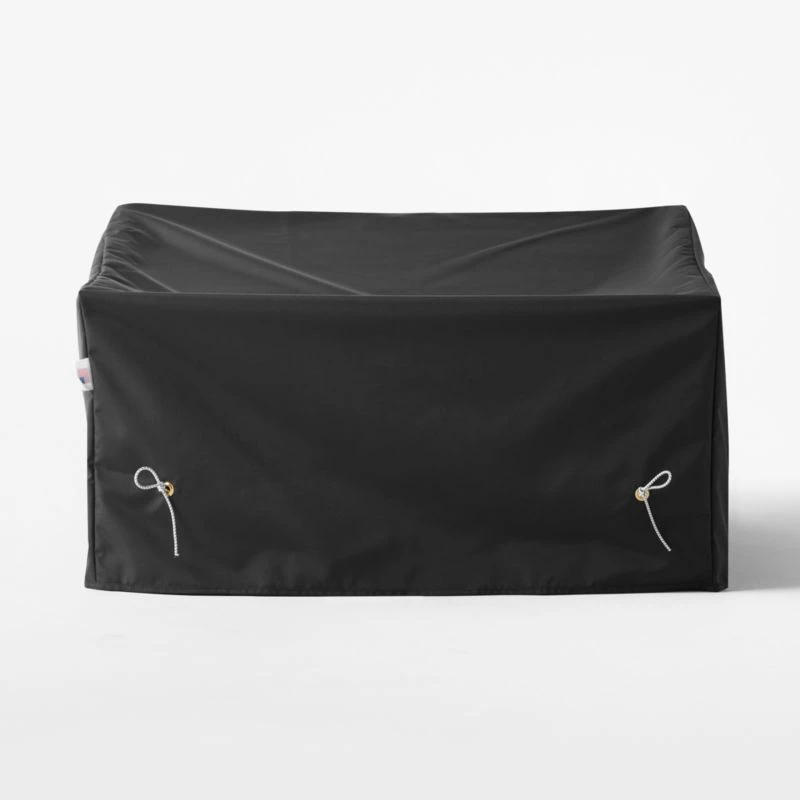 Gartner Teak Lounge Outdoor Ottoman Cover 1 Gartner Teak Lounge Outdoor Ottoman Cover