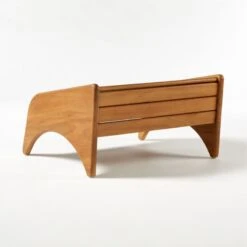 Gartner Teak Outdoor Ottoman -Optimal Furniture Store GartnerTeakLoungeOttoman3QBSSS21