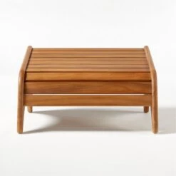 Gartner Teak Outdoor Ottoman -Optimal Furniture Store GartnerTeakLoungeOttomanSOSSS21