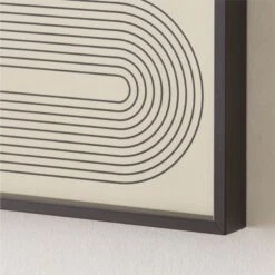 'Gia I' Screen Printed Wall Art In Black Frame 18"x24" 5 'Gia I' Screen Printed Wall Art In Black Frame 18"x24" -Optimal Furniture Store Gia118x24inBkGllyFmUmdAV2SHS22