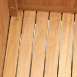 Giacomo Teak Storage Bin -Optimal Furniture Store GiacomoTeakBinAV2SHS23