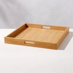 Giacomo Teak Decorative Tray -Optimal Furniture Store GiacomoTeakTrayAVSHS23
