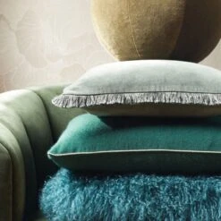 Bettie Forest Green Throw Pillow With Down-Alternative Insert 16" -Optimal Furniture Store GreenPillowArngmtPCS22 1x1