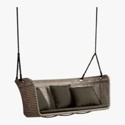 Grove Hanging Outdoor Loveseat Swing -Optimal Furniture Store GroveHangingLoveseatSwing3QFS18 1