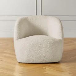 Gwyneth Ivory Boucle Accent Chair
