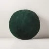 Harlee Round Green Throw Pillow 16"