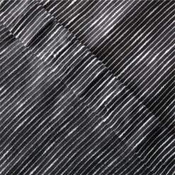 Harlow Black Striped Linen-Blend Sheer Window Curtain Panel 48"x84'' 9 Harlow Black Striped Linen-Blend Sheer Window Curtain Panel 48"x84'' -Optimal Furniture Store HarlowBkLnStpdCrtn96PnlAV4SHF23