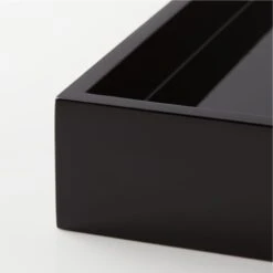 High Gloss Black Rectangle Tray -Optimal Furniture Store HiGlossBlackTrayAVS20
