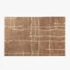 Hogan Handknotted Mocha Viscose Area Rug 5'x8'
