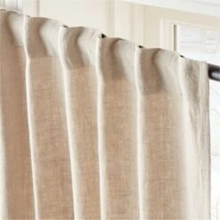 Heavyweight Natural Linen Window Curtain Panel 48''x84'' -Optimal Furniture Store HvywtNatLnn96CurtainPnlAV2SHS23