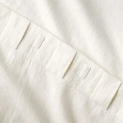 Heavyweight White Linen Window Curtain Panel 48''x84'' -Optimal Furniture Store HvywtWhtLnn96CurtainPnlAV3SHS23