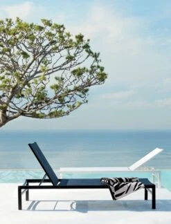 Idle White Outdoor Sun Lounger -Optimal Furniture Store IdleIISunLoungerAP19