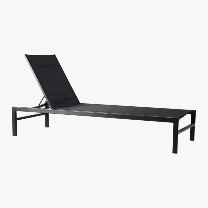 Idle Black Outdoor Sun Lounger 5 Idle Black Outdoor Sun Lounger - Image 5