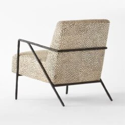 Imogene Dot Hair On Hide Lounge Chair -Optimal Furniture Store ImogeneLprdLoungeChair3QBSSS22