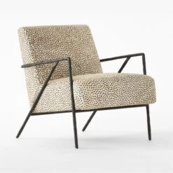 Imogene Dot Hair On Hide Lounge Chair -Optimal Furniture Store ImogeneLprdLoungeChair3QSSS22