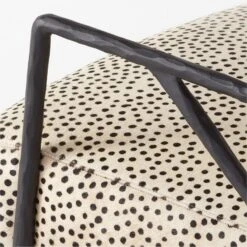 Imogene Dot Hair On Hide Lounge Chair -Optimal Furniture Store ImogeneLprdLoungeChairAVSSS22