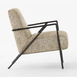 Imogene Dot Hair On Hide Lounge Chair -Optimal Furniture Store ImogeneLprdLoungeChairSDSSS22