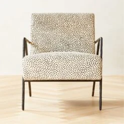 Imogene Dot Hair On Hide Lounge Chair