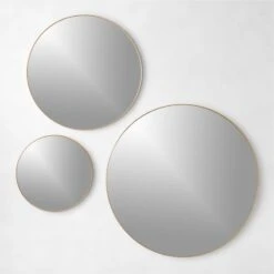 Infinity Brass Round Wall Mirror 36" -Optimal Furniture Store InfinityBrsRndWllMrrrsGrpFHS22