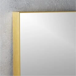Infinity Standing Brass Floor Length Mirror 32"x76" -Optimal Furniture Store InfinityFloorMirr32x76BrsROS20