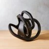 Infinity Black Knot Sculpture