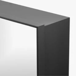 Infinity Black Medicine Cabinet 18"x27" -Optimal Furniture Store InfinityRectBthCbLgBkAVS19
