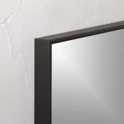 Infinity Black Rectangular Wall Mirror 24"x36" -Optimal Furniture Store InfinityRectMrrrBlk24X36ROS18
