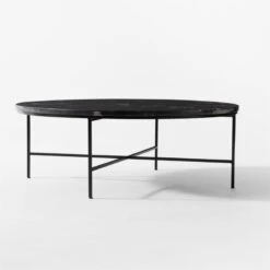Irwin Black Marble Coffee Table Model 8713 -Optimal Furniture Store IrwinBlkMrblCoffeeTable3QSSF21
